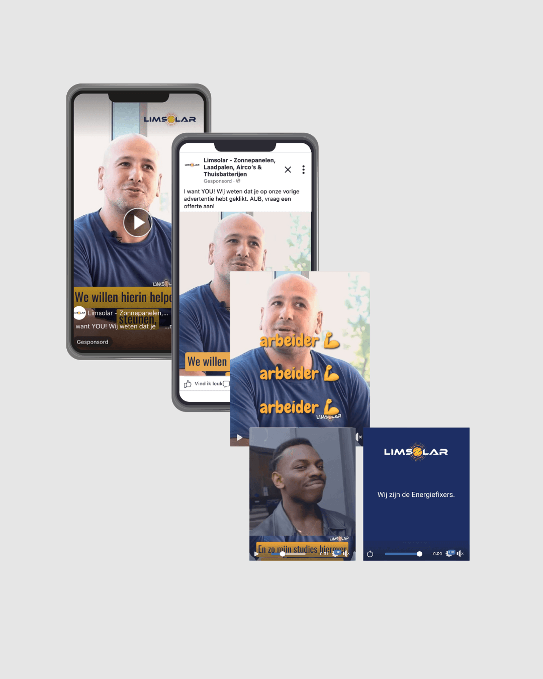 Social advertising creatives and formats