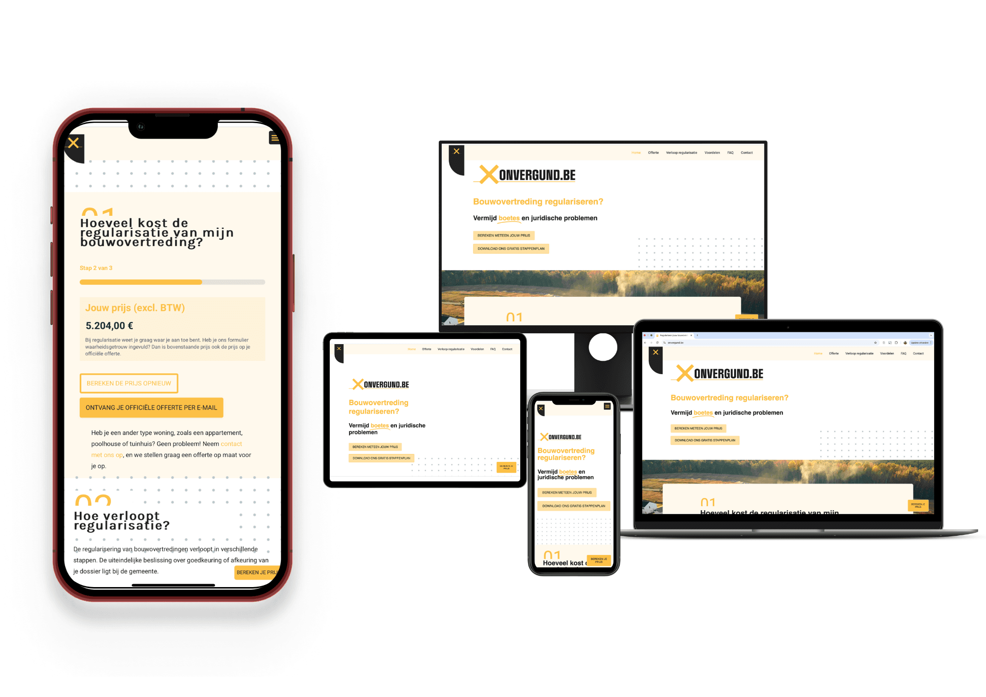 Onvergund.be interactieve calculatietool