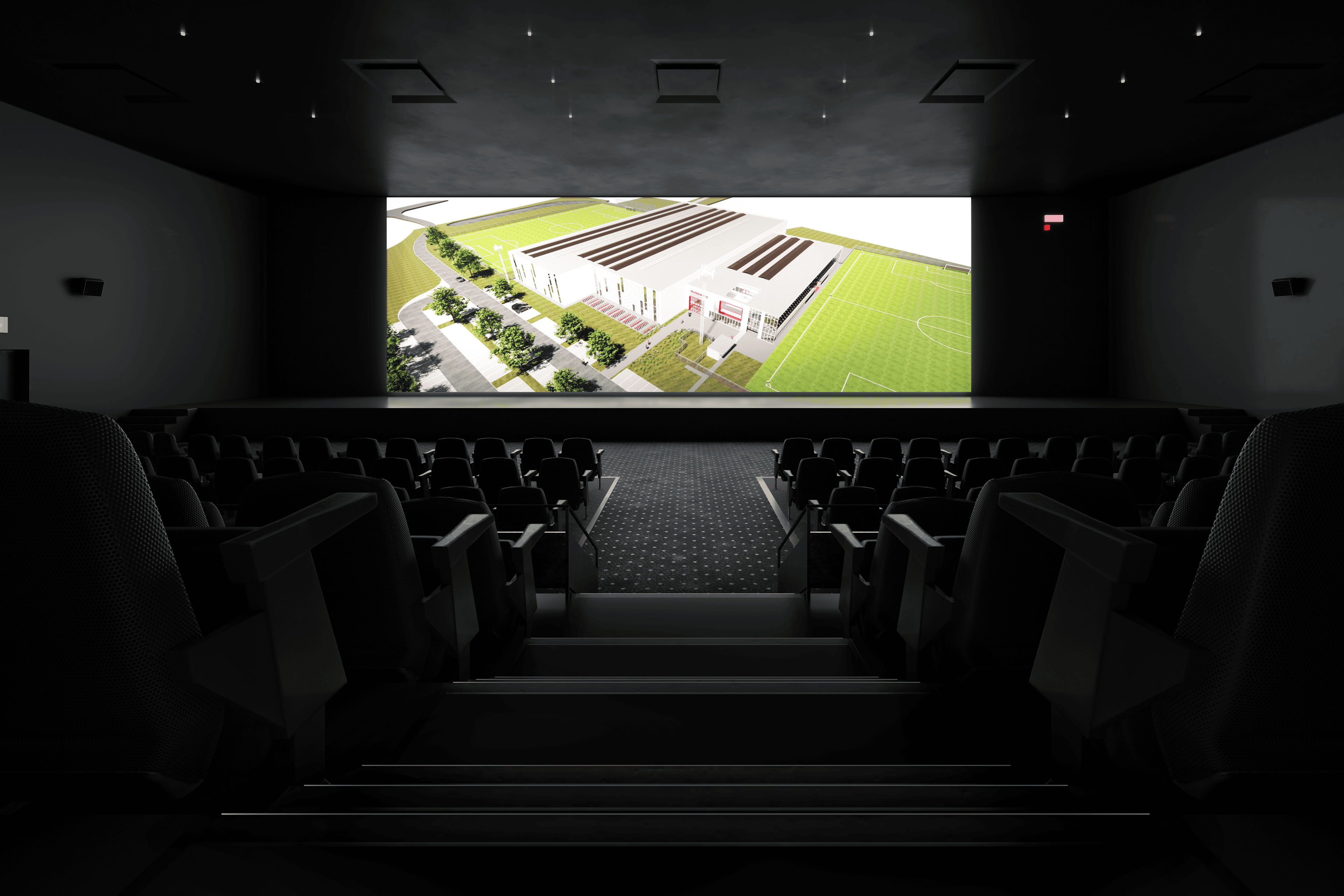 KVK Beringen - Sportcomplex 3D visualisatie en campagne