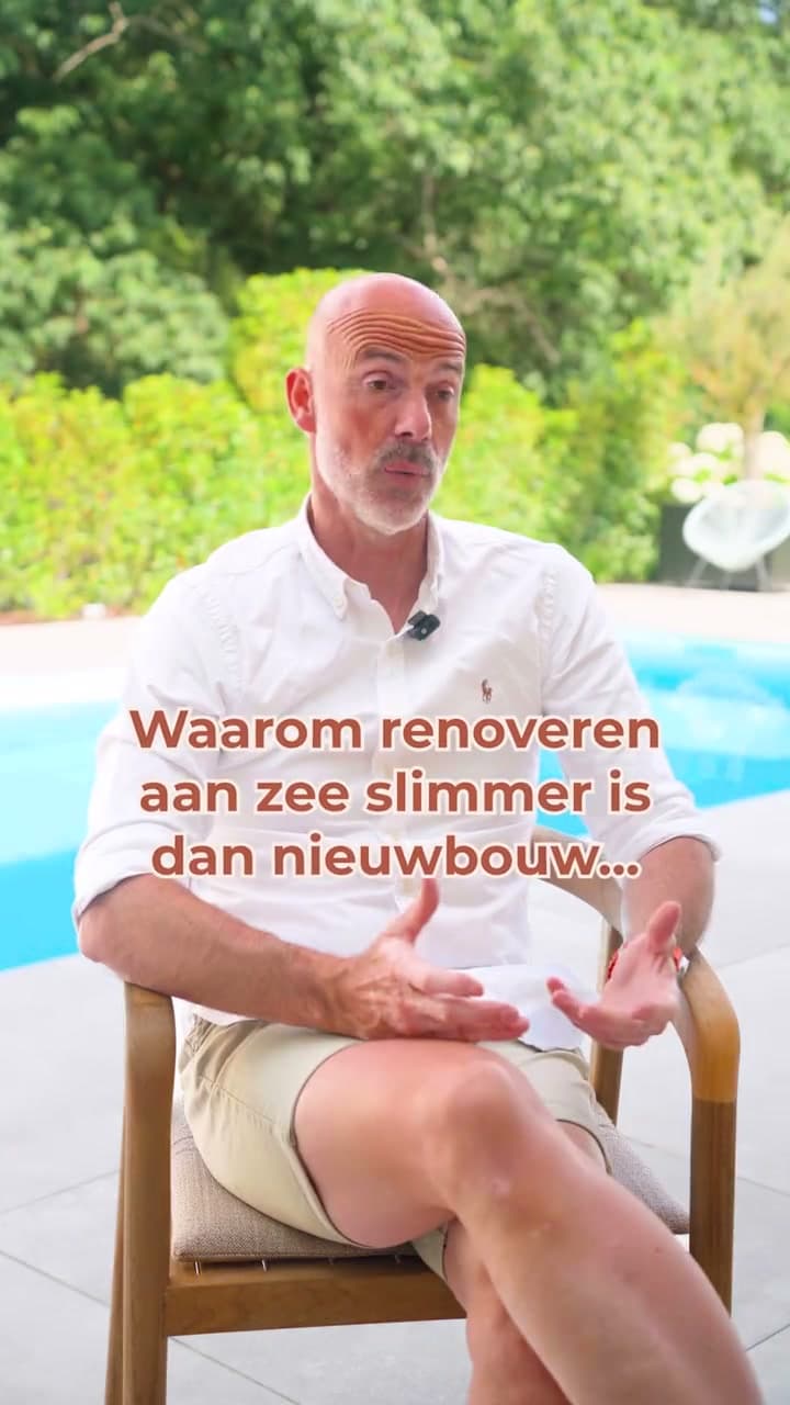 Interview reel with Kristof Devries: why renovating at the coast beats building new