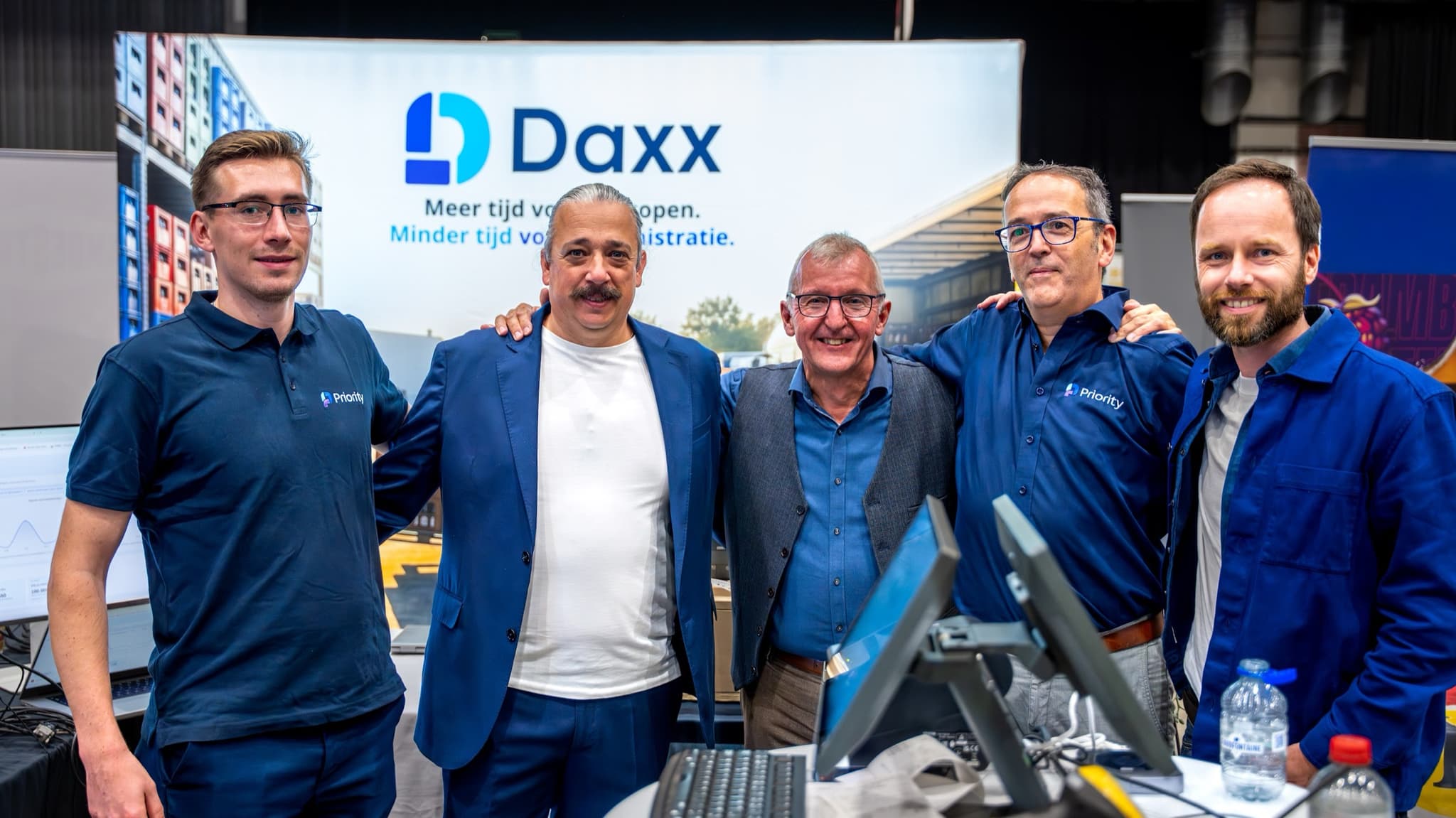 The Daxx team at the stand