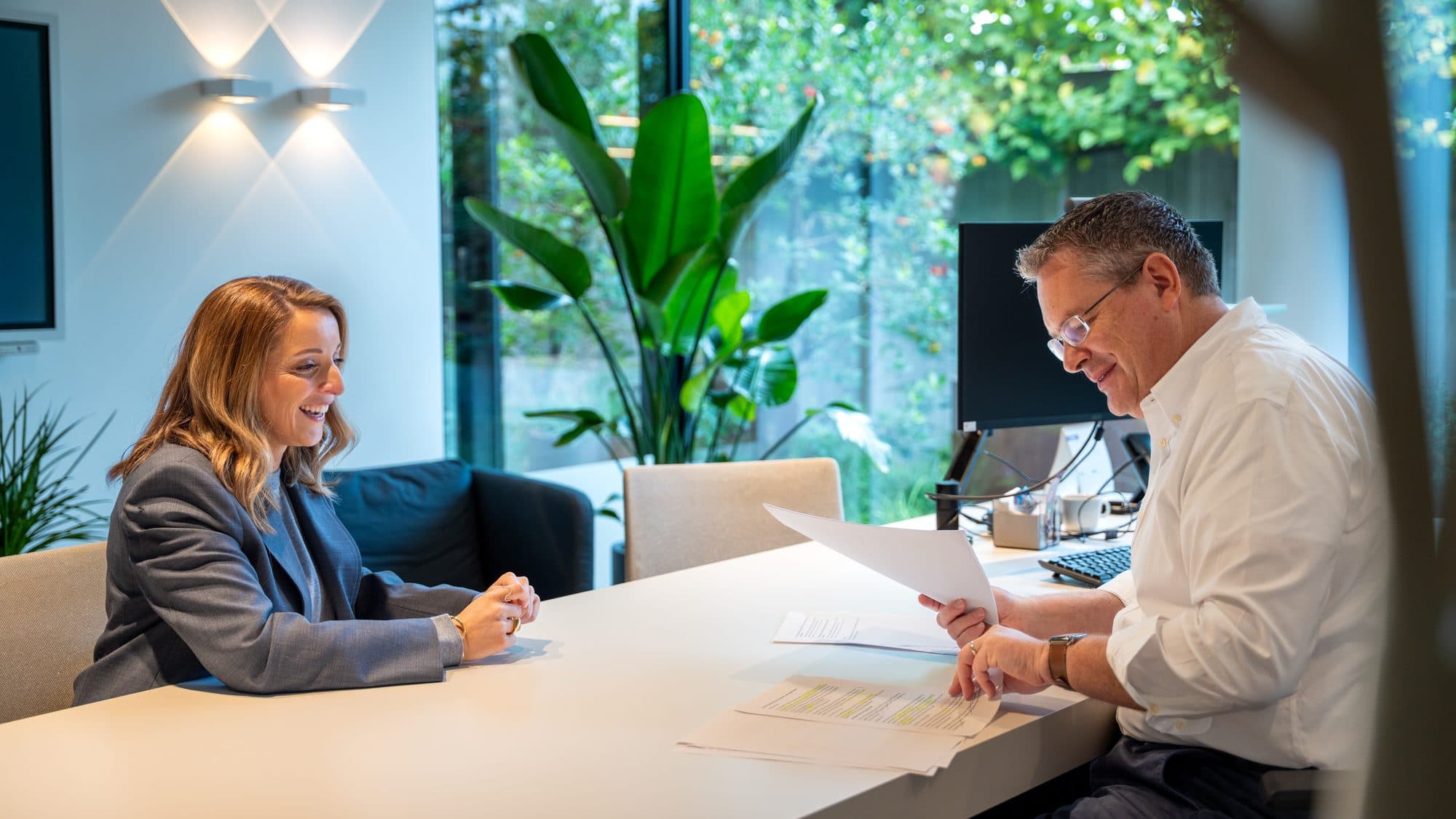 Els De Ridder and Xavier of Heart of Talent at work together