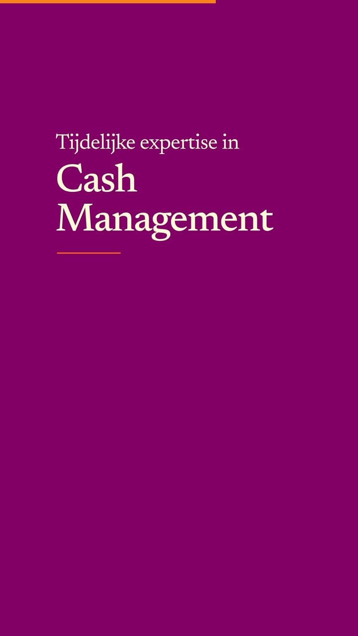Typographic role film: Cash Management