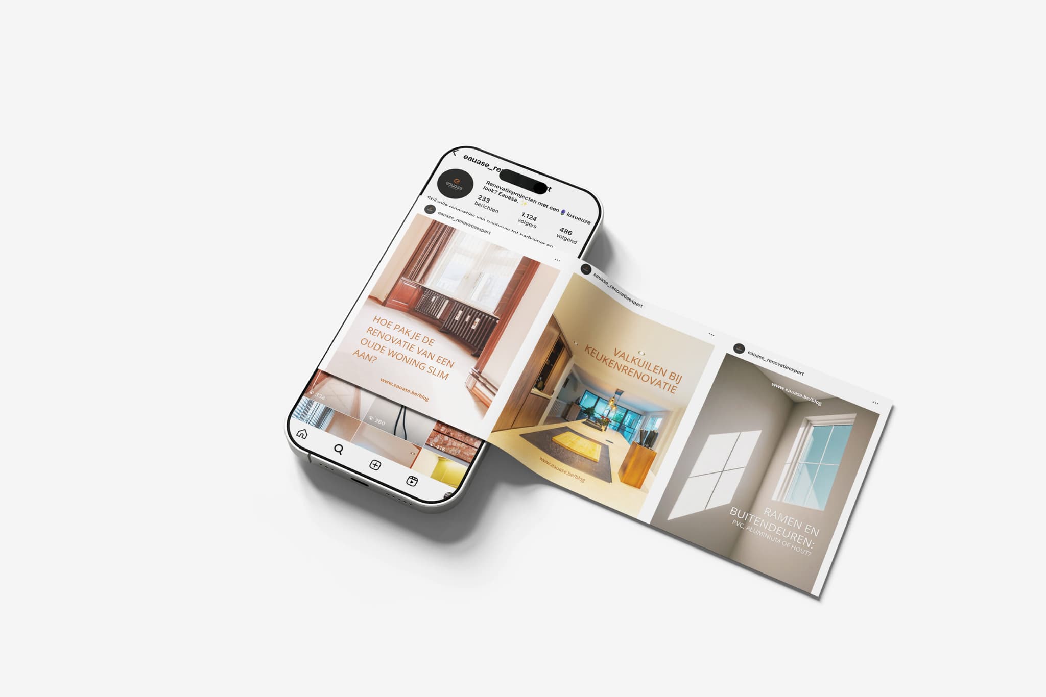 Eauase social media carousels