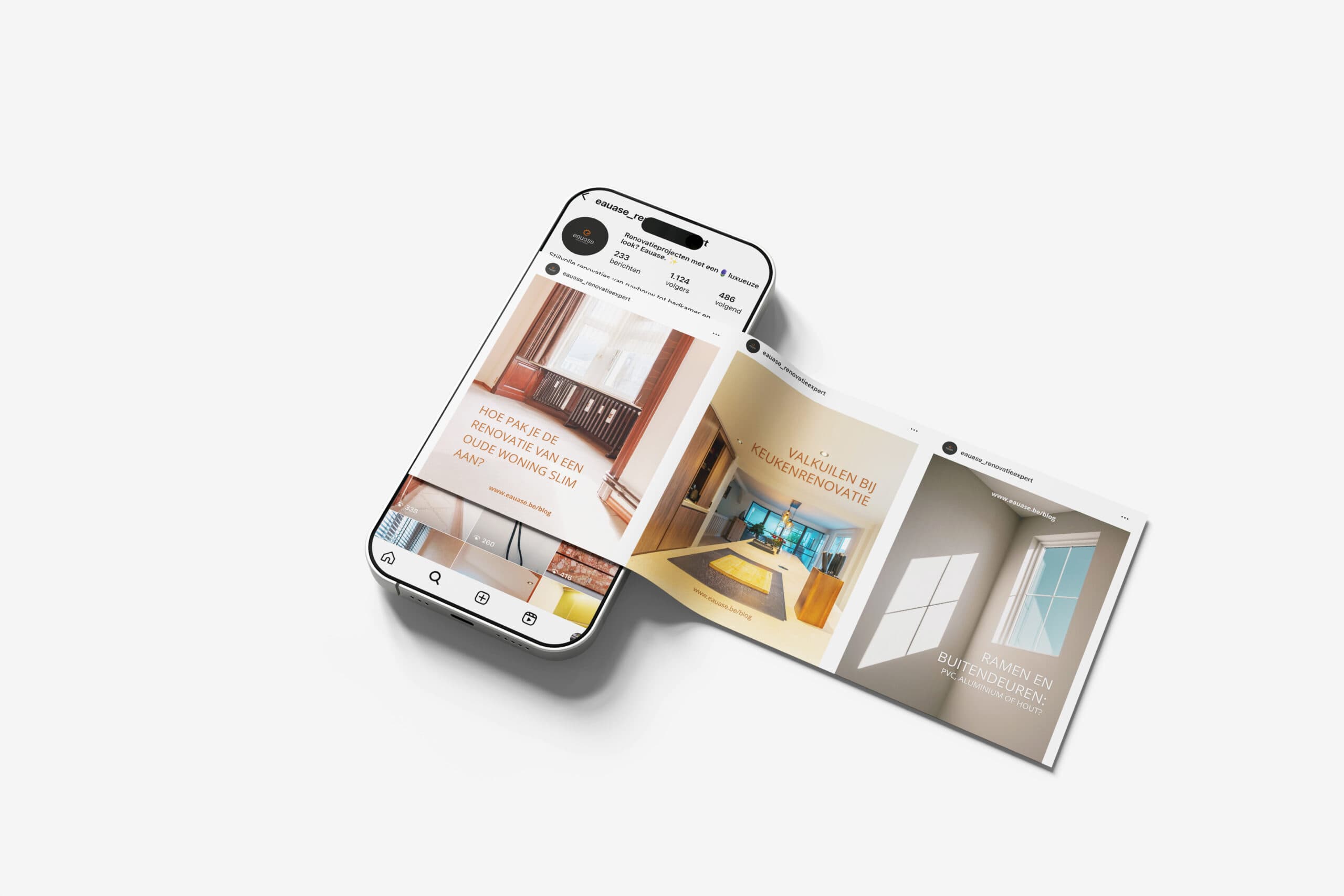 Eauase social media carousels