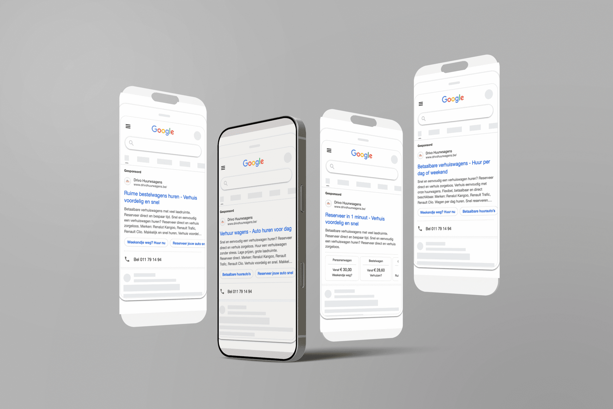 Drivo mobile web application