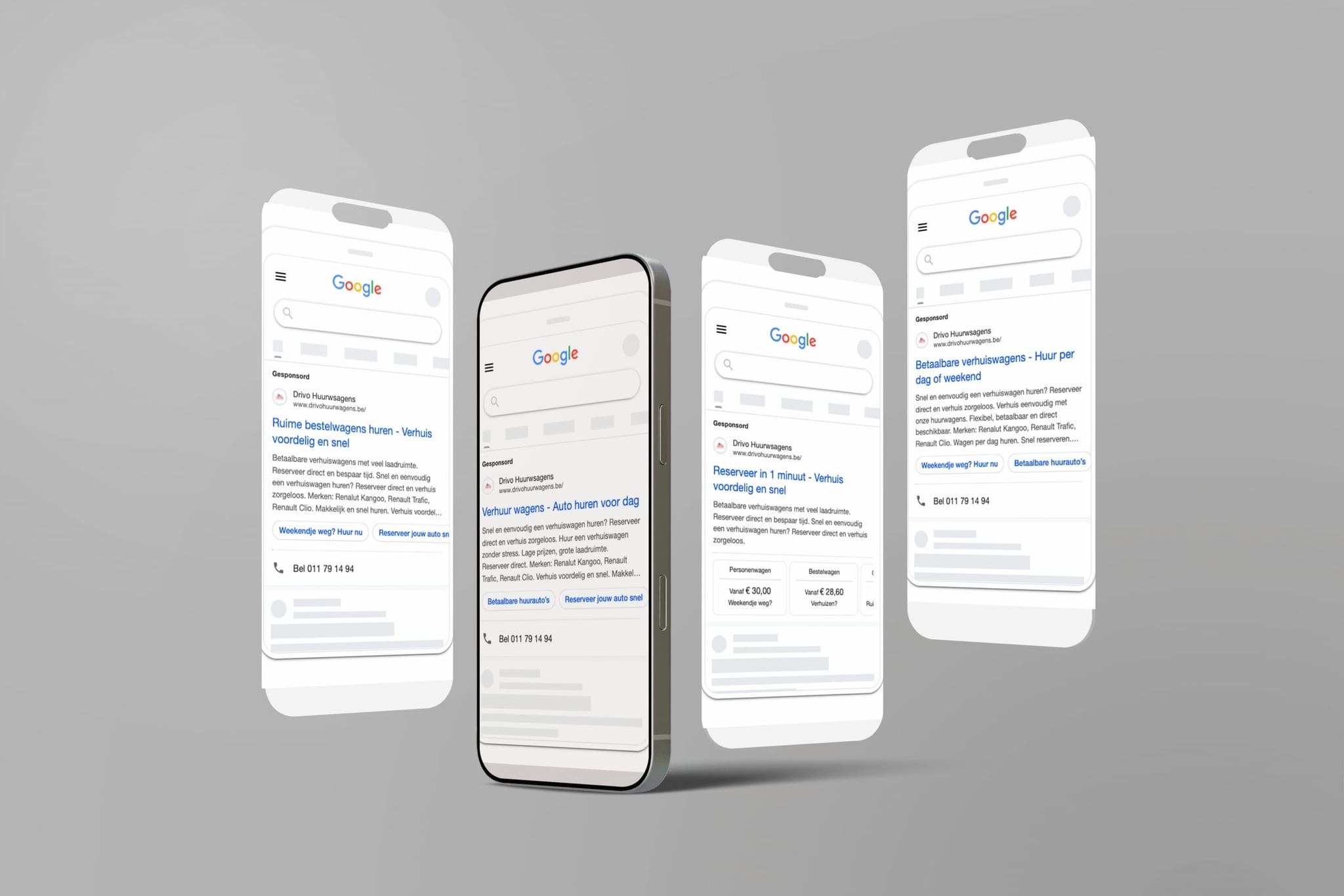Drivo mobile web application