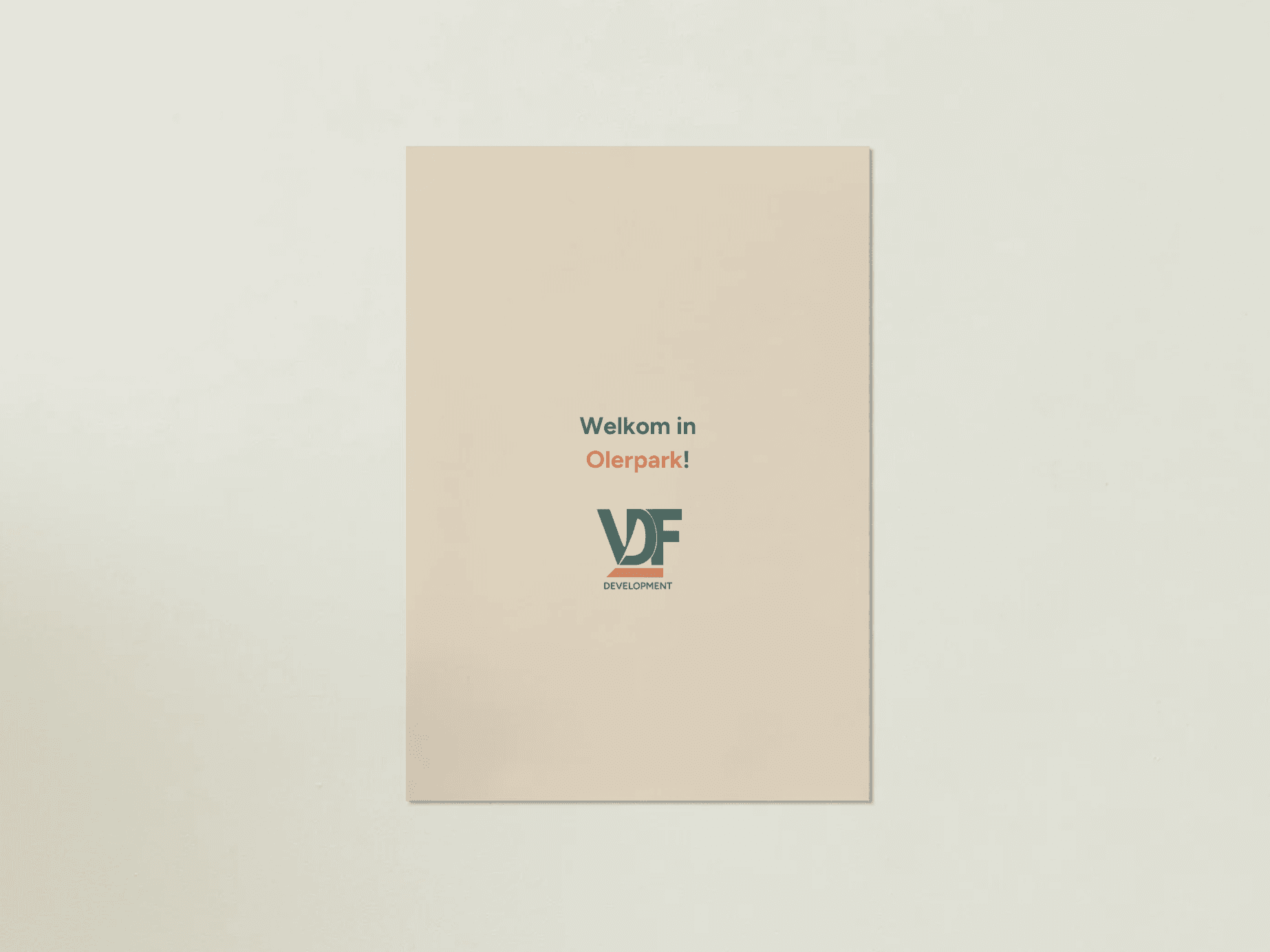 VDF Project Olen launch poster