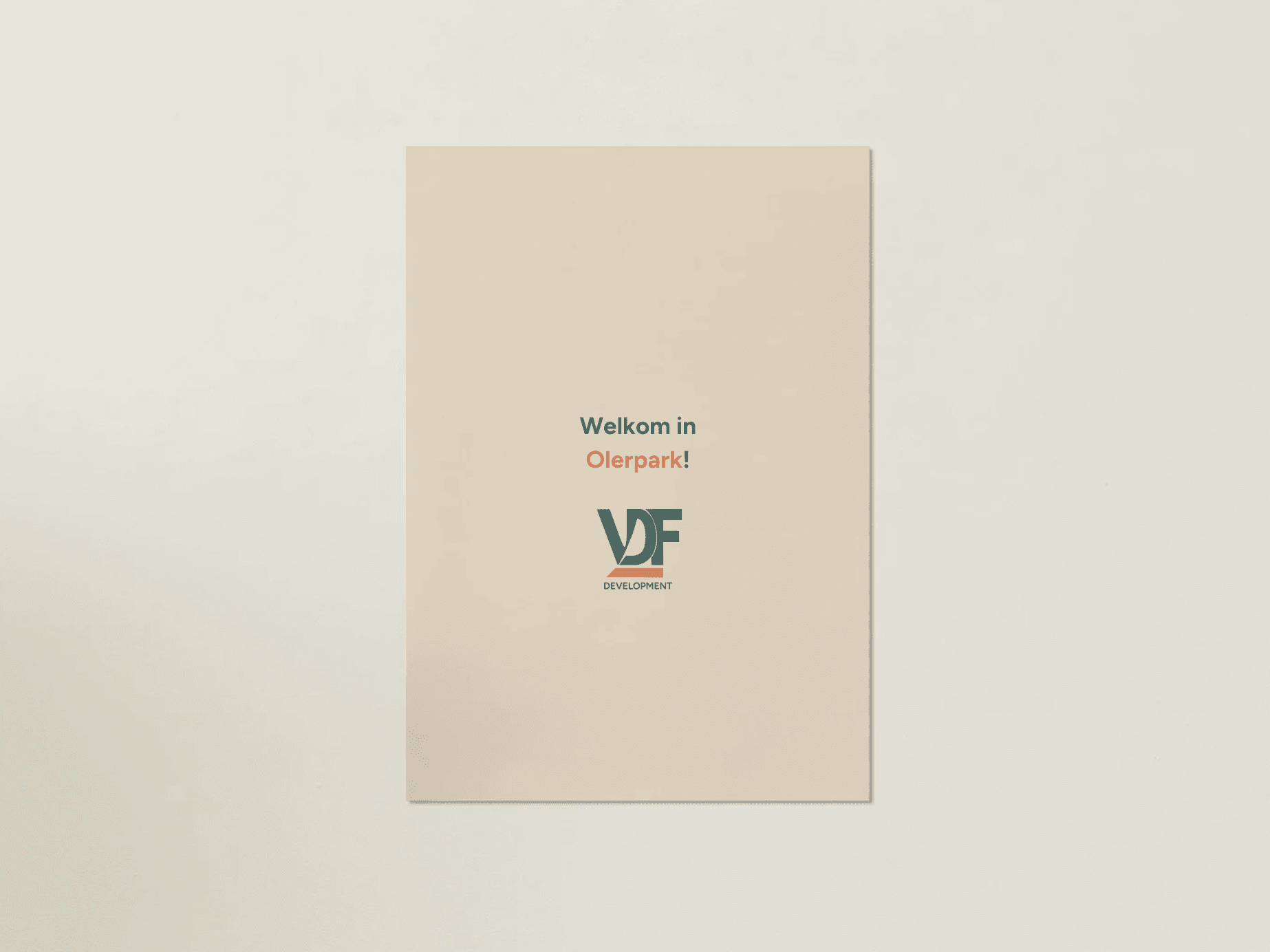 VDF Project Olen lanceringsposter