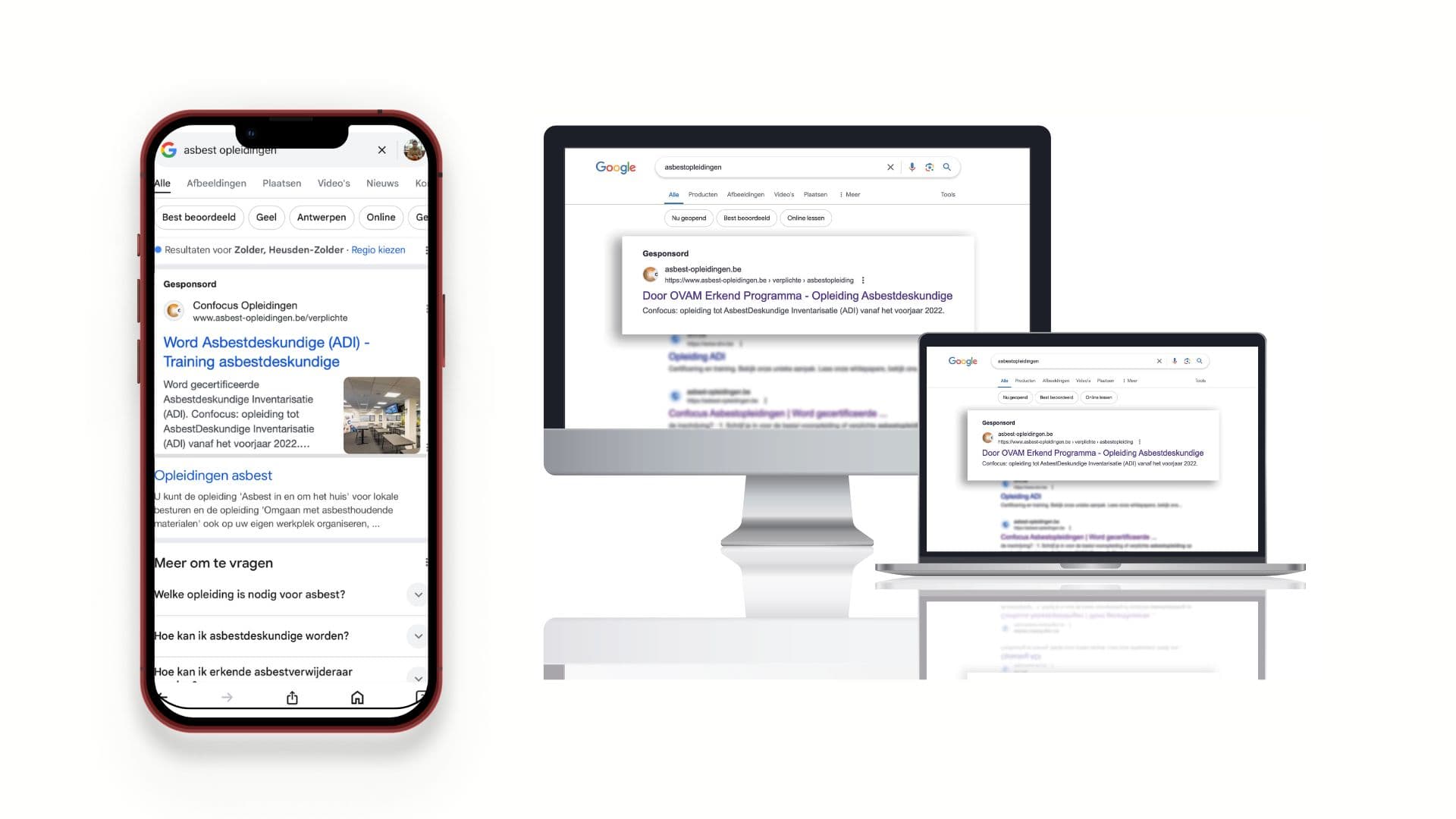 Confocus UI/UX en leadgeneratie flow